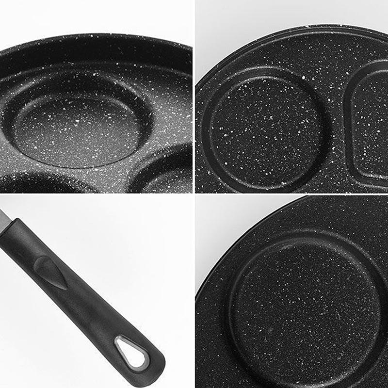 4/7 Holes Frying Pan Non Stick Fried Eggs Cooking Pan Burger Mold Household Kitchen Cookware Non Stick Frying Pan