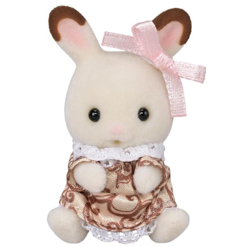 Panenka Sylvanian Families [Rodina čokoládových králíků - Výroční sada] C-74 Certifikace ST Pro věk 3+ Hračka Domeček pro panenky Sylvanian Families EPOCH