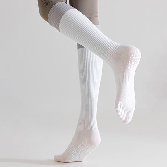 Yoga Socks Non-Slip Grip with High Elasticity Fitness Traction Points Socks Socks for Home Gym Yoga