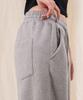 Ellamo Wide One-Pleat Sweatpants [Gray]