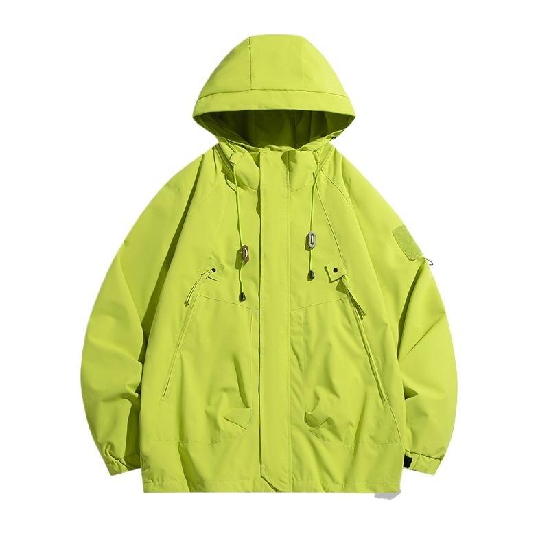 Spring and Autumn New Couples Functional Wind Windproof Rainproof Jacket American Tooling Men's Jacket Can Be Customized