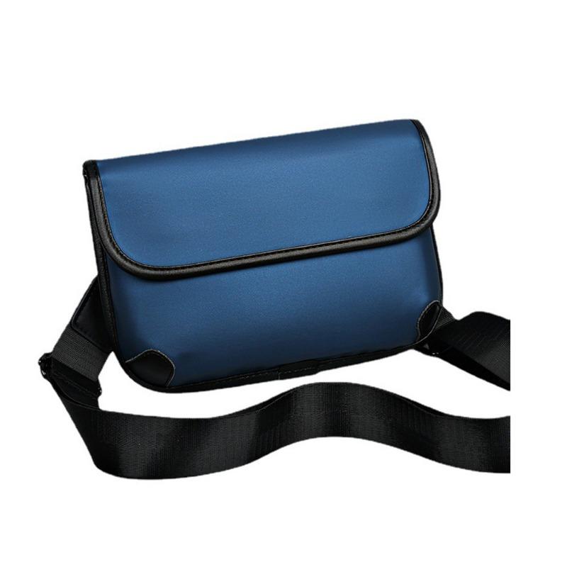 Niche Plaid Messenger Men's Bag OEM Generation High Quality PVC Old Flower Material Men's Shoulder Bag