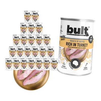 Wet Dog Food Bult Can Rich In Turkey Set 24X400G