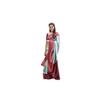 Flosive Damen Geschenk Banarasi Weiche Lichi-Seide Sari Schönes Jacquard Reiches Pallu Designarbeit Zari Gewebt Kanjivaram Si