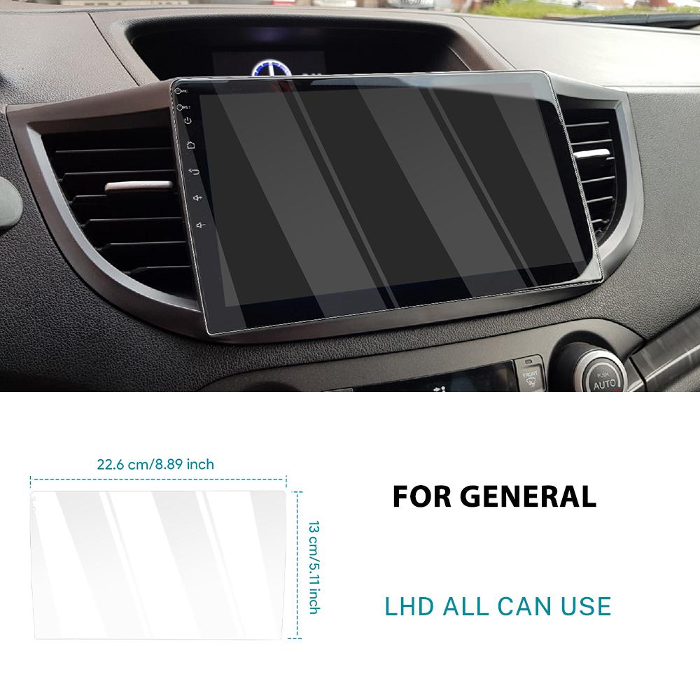 For Universal 9-10.1 Inch Screen HD Tempered Glass Protector Display Dashboard Screen Protection Film Accessories 9 Inch