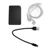 Ultra Thin Voice Recorder Portable MP3 Player 16GB Voice Activated Recorder Digital Sound Recorder Black