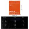 6Pcs High Carbon Steel Core Folk Guitar Strings Replacements Acoustic Guitar Strings Guitar Parts 6 Pieces Strings Sets