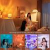 Rotating LED Ripple Atmosphere Lamp Speaker: Bedside Music & Night Light