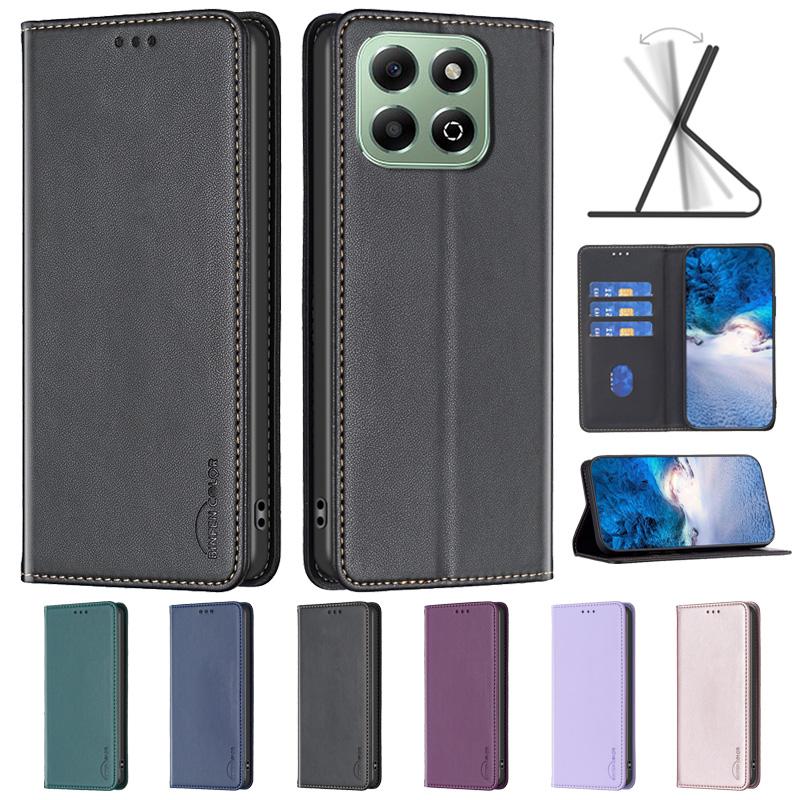 

For Honor X6b JDY-LX1 Case Magnetic Flip Phone Case on For Funda Huawei Honor X6B HonorX6B X 6b JDY-LX2 Leather Card Cover Coque For Honor X6B