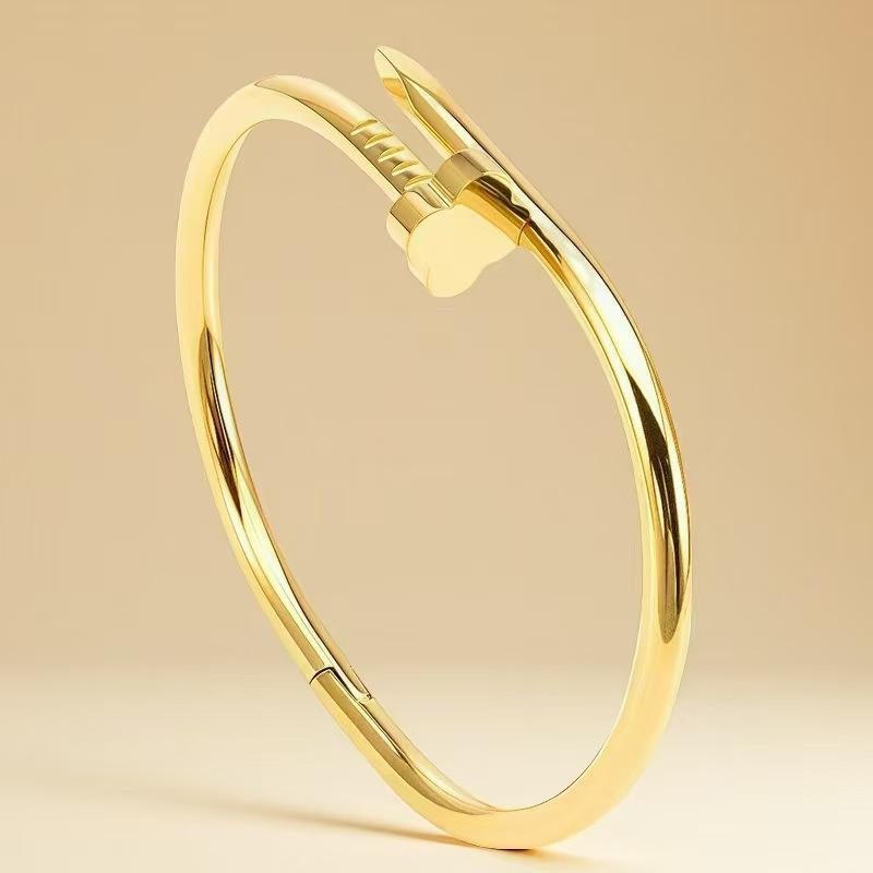 Kajia Nail Four-leaf Clover Women s Fashion Bracelet One Size(16-22CM)