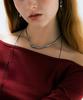 Pearly More Holiday Leather Necklace_Pm24N013Wt