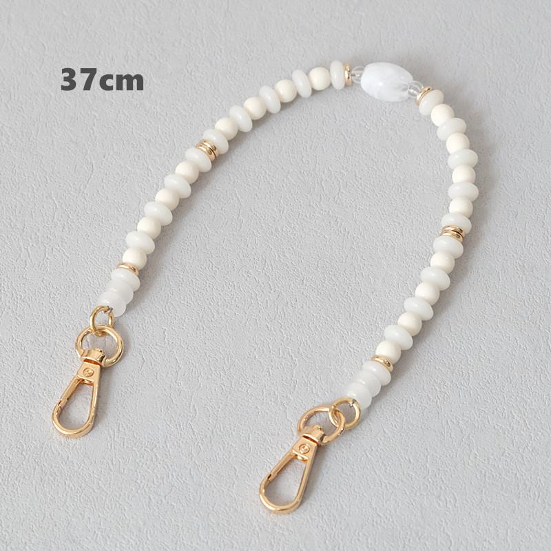 New Woman Bag Accessory Green White Candy Acrylic Resin Beaded Part Handcrafted Wristband Bag Strap Women Bag Handle Chain