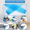 100/200pcs Waterproof Disposable Arm Sleeves Covers PE Oversleeves With Repairing Cleaning Tattooing Blue Transparent Household