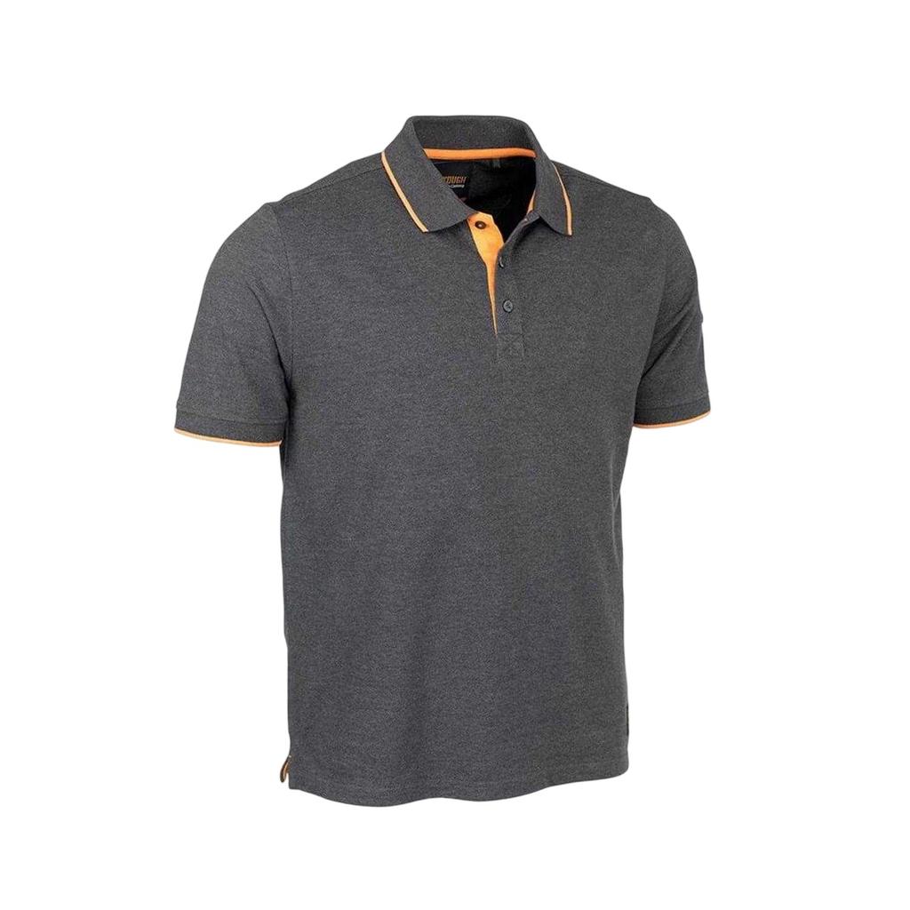 Worktough Mens Contrast Pique Polo Shirt