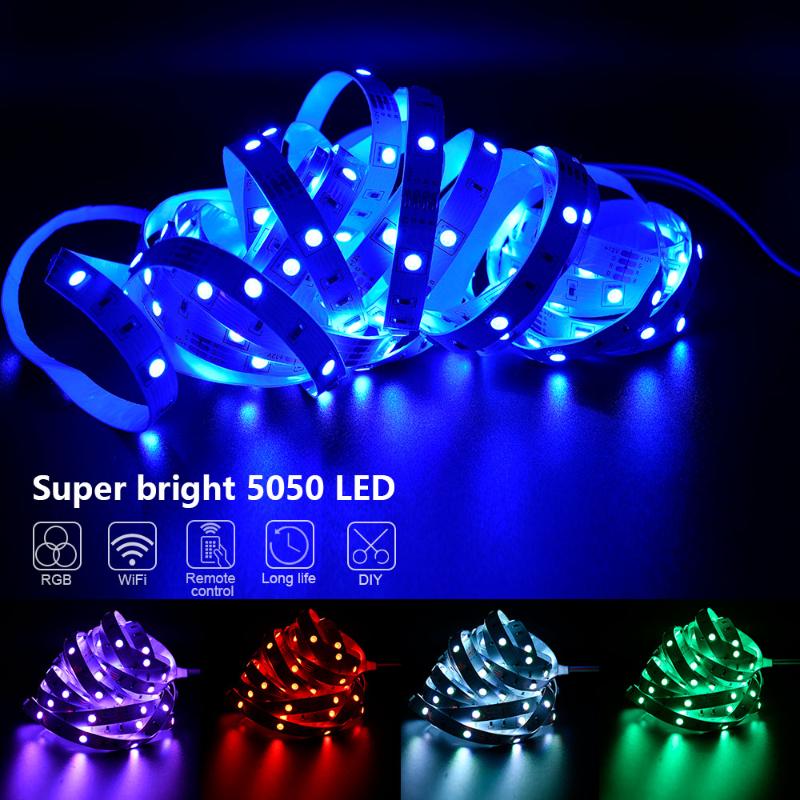 24 Key 5050RGB Bar Bluetooth LED Light with 5V 1M-30M, 16 Million Colors, RGB, LED Bar Light Music Synchronization, Party and Home Color Change