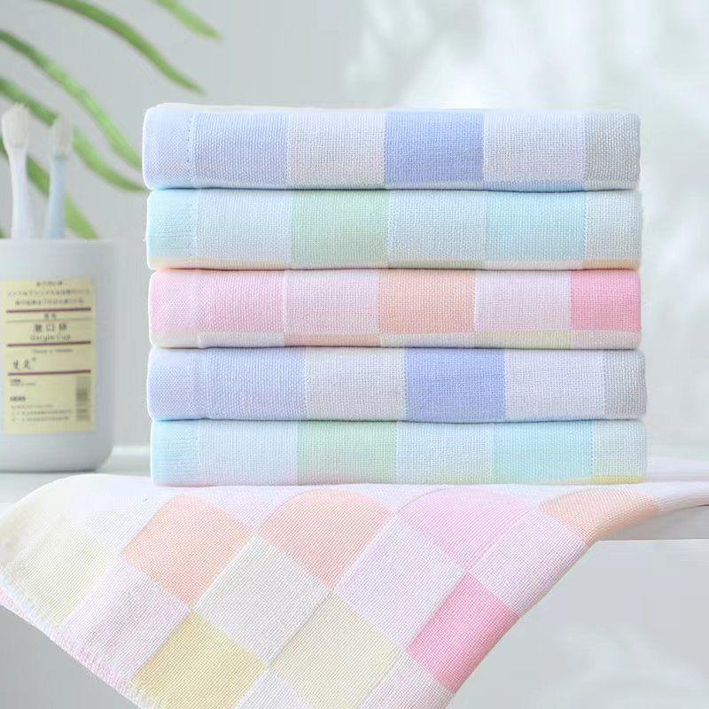 Cotton Gauze Towel for Household Use Adult Face Wash Double-layer Bath Towel Summer Thin, Soft