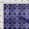 Cotton Flex Fabric Diamond Kasuri Printed Fabric 1 Yard 40 Inch Wide