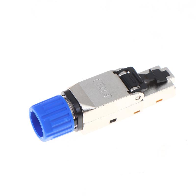 Toolless Connector Design Shielded Ethernet Plug for Easiest 22~26AWG Network Setup