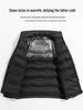 Men's Autumn/Winter Windproof 3-in-1 Down Jacket - Warm, Velvet-Lined Sports Coat