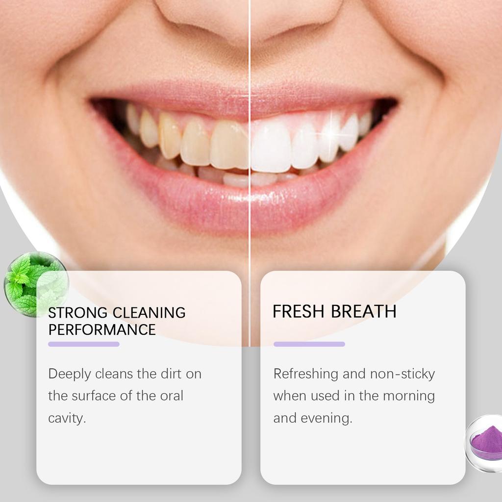 Tannblekingspulver, Tannbleking Styrker Tannemaljen Effektivt og Friskner Opp Pusten (50 g)