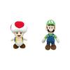 Super Mario All Star Collection: Toad S Plush - 20cm & Super Mario All Star Collection: Luigi S Plush - 26cm