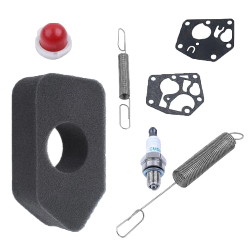Kit di Guarnizione Filtro Aria a Molla e Pompetta Primer Aggiornato adatto per Attrezzi da Giardino Elettrici 691859 692211