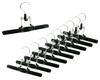 MAWA Hangers for Pants and 26cm Set of Warranty No-Slip Skirts, Wide, Mat26, 10, Black, 10-Year