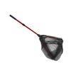 Floating Fishing Net Aluminum Alloy Hex Structural Mesh Extended Handle Double Sided Rubber Coating