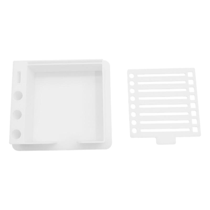

Space Saving Desk Tray Note Templates Hold Box For Notes Pens Office Supplies белый