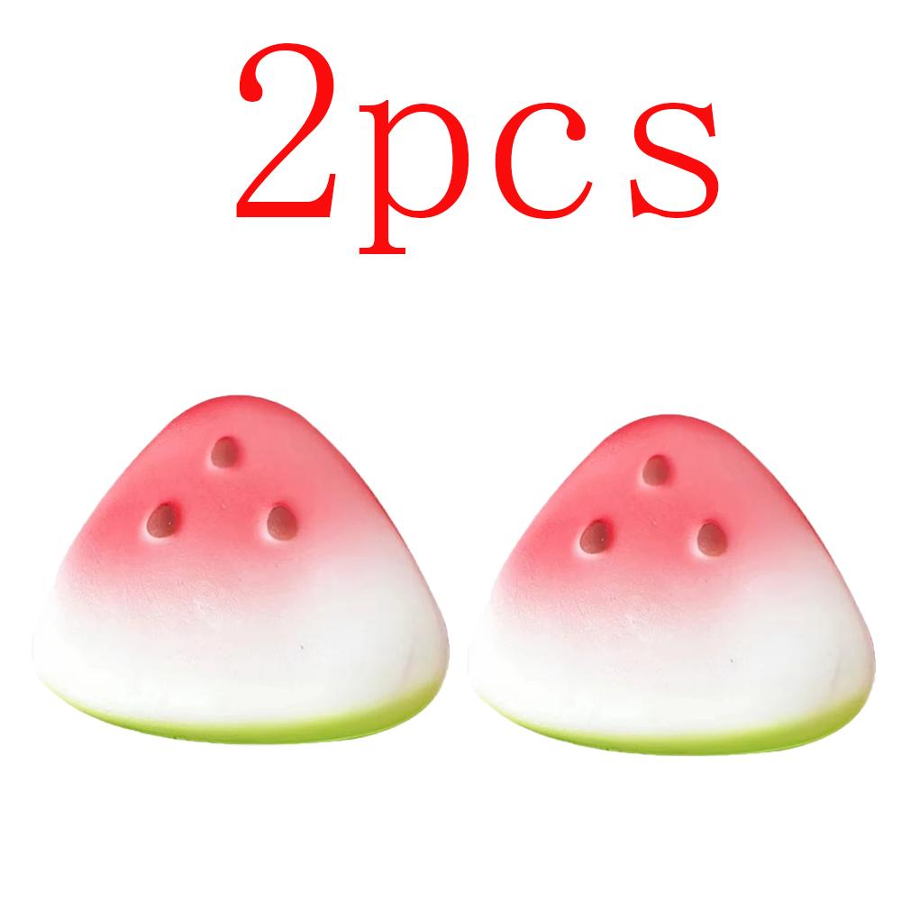 &Jouet Fidget Pastèque Squishy Anti-Stress Montée Lente Fruit Pincer Serrer Soulageur de Stress Drôle Réducteur de Pression Accessoire