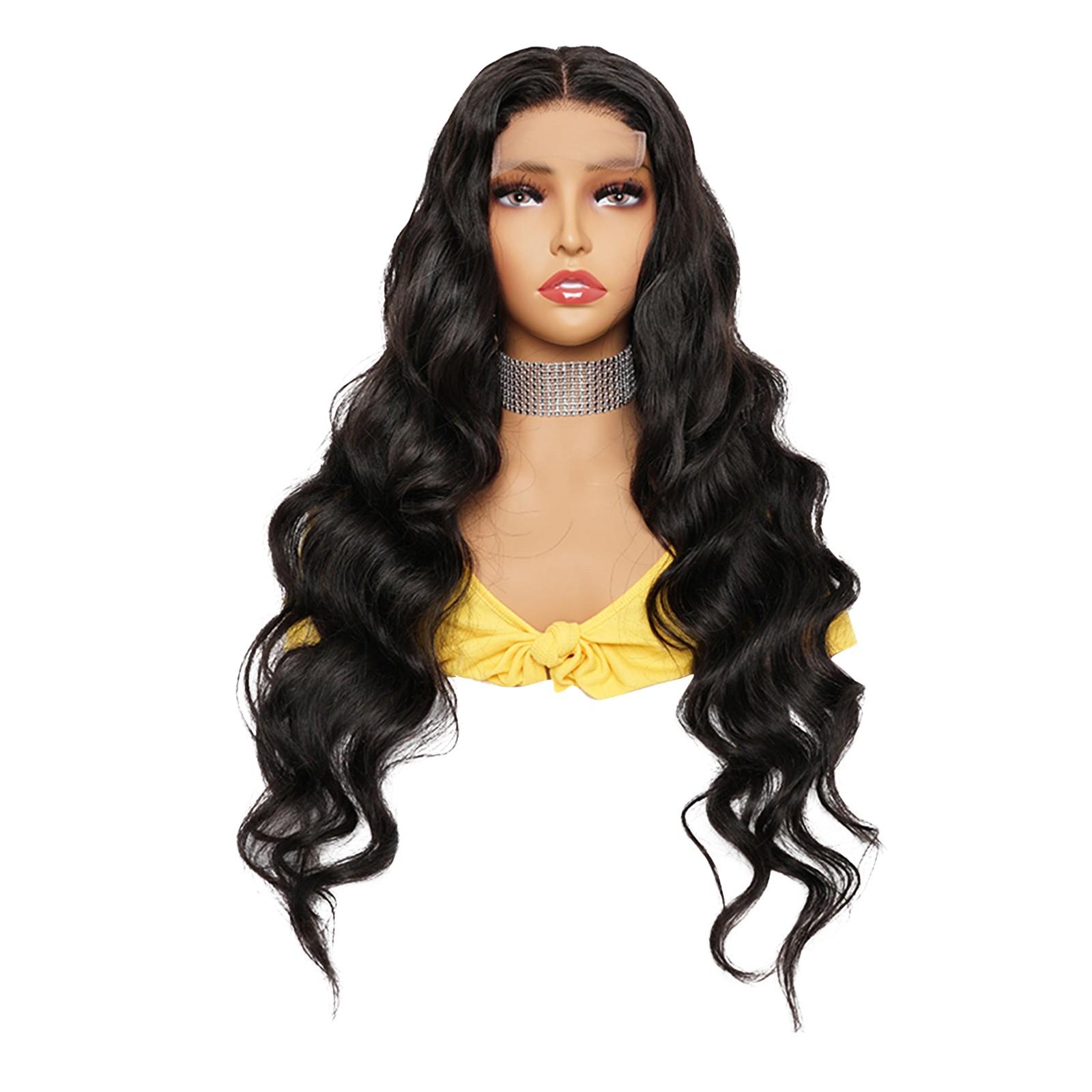 Women s Hair Is Naturally Curly Long Curly With A Hairnet Wig Magical Girl s Hair Has Lace Front Wig Naturally Black