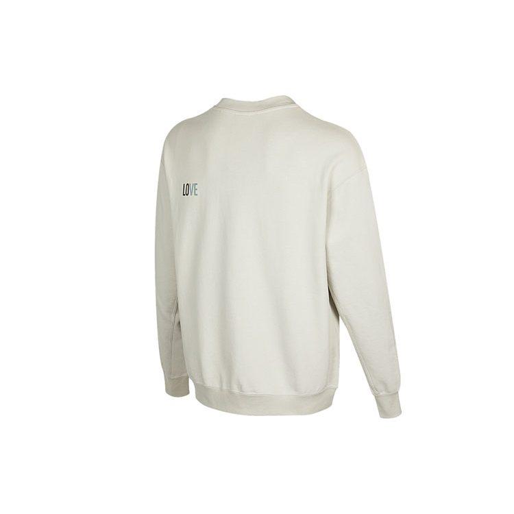 Nike Sweatshirts Men's Ecru Crew Neck Moderate Regular DR7834-072
