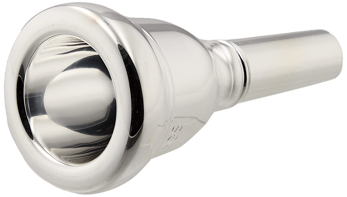 Bach Bass Trombone Artisan Silver Plated Finish Large A4415GS2 Mouthpiece, (Arisan) 5GS, (for Bore)