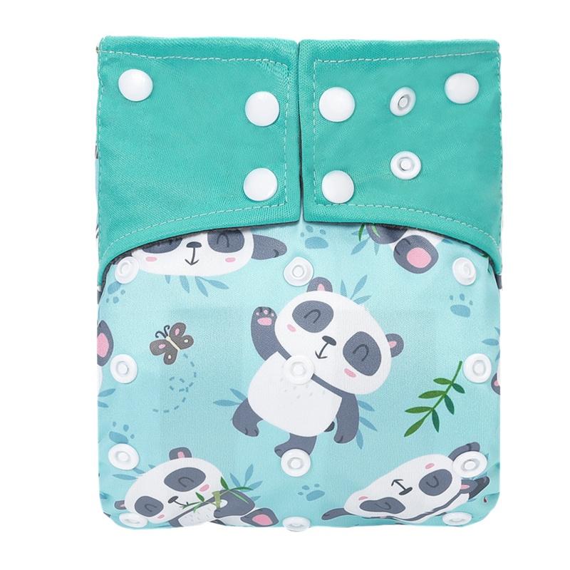 Breathable Bamboo Charcoal Cloth Diaper For Babies Featuring Reusable Pocket Style