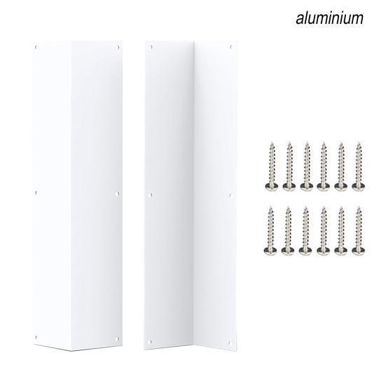 2Pcs Stainless Steel Corner Guards 89 Degree Angle Weed Whacking Protection Easy Installation Metal Protector