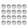 20 Pcs Round Connector Nut M8x12.5 12 L6mm Rod Coupling Nuts Stainless Steel Threaded Sleeve Rods