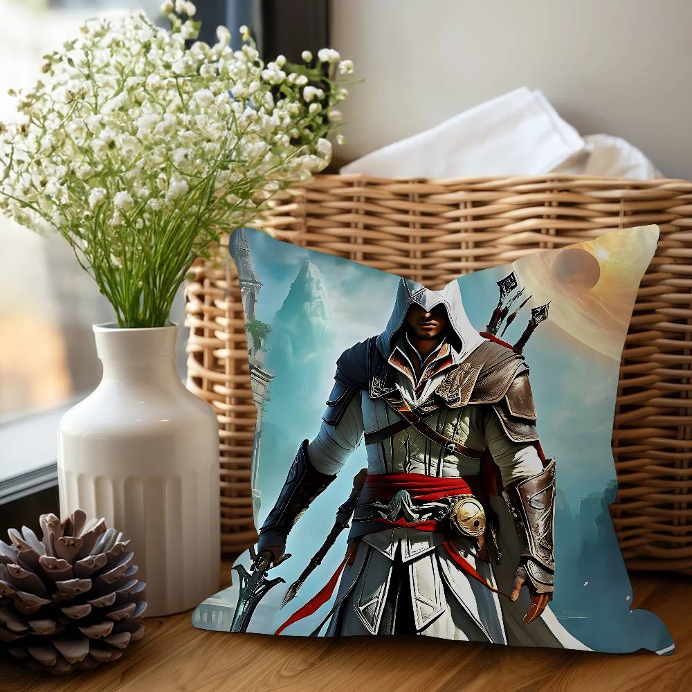 Spiel Assassin S Creed Personalisiertes Kissen Staubschutz Schlafzimmer Kinder Party Dekoration Kissenbezug Geburtstag Kinder Geschenk