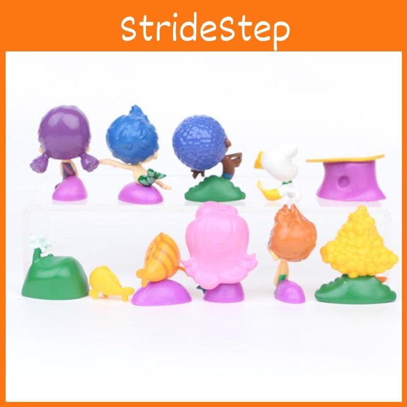Bubble 12pcs Figure Guppies Toy Cake Topper Gil Molly Nonny Deema Oona Goby Toys