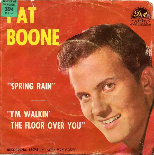 

7inch Record PAT BOONE - Spring Rain 4516073 Dot Records 1960 US Pop Used