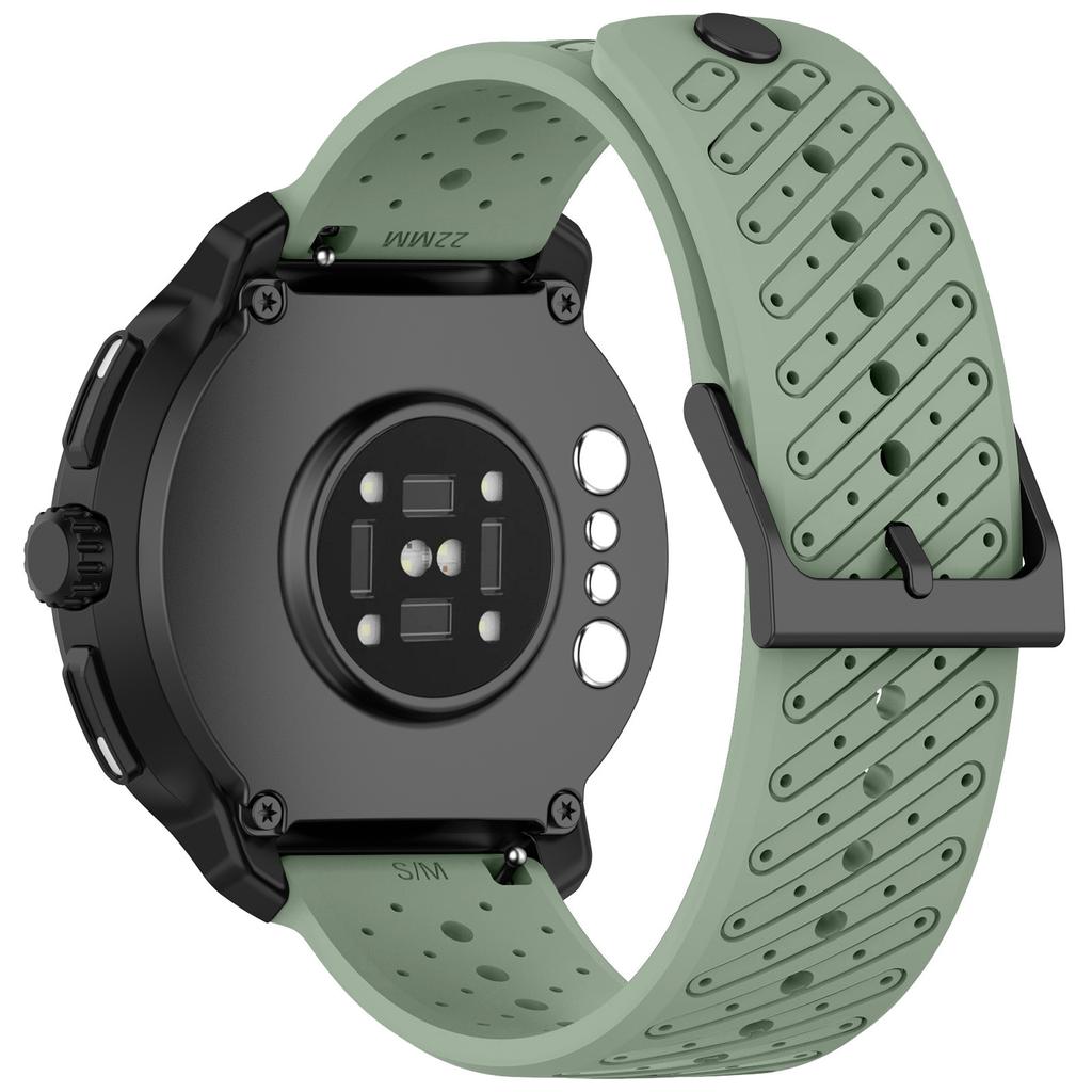 22mm Silicone Wristband Strap For Suunto 5 9 Peak Pro / Vertical 2 / RACE S / Run / Ocean Replacement Watch Band Bracelet