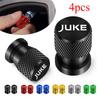 4pcs Car Wheel Tire Valve Caps Tyre Stem Covers Airdust Waterproof For Juke Accessories