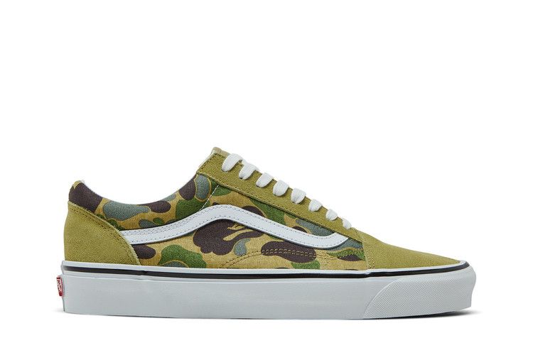 Men's Sneakers Vans Old Skool 36 DX Bape Green ABC Camo Green/Dark Green/White
