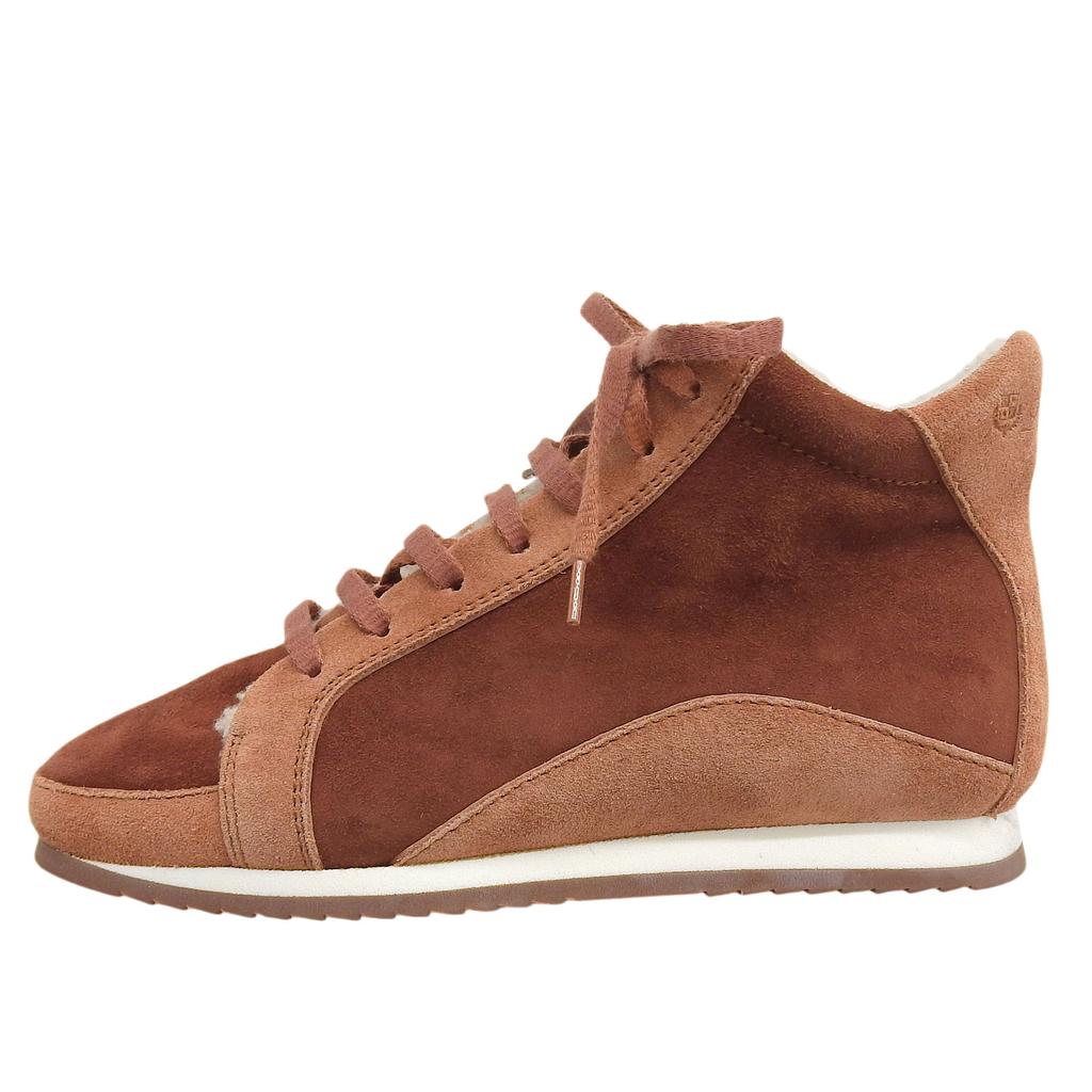 Doskonałe sneakersy Loro Piana Brązowe Mouton Damskie 36 Używane