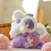 Sleeping Long-eared Rabbit Ou Mink Tide Playing Plush Toy Pendant Wings Vinyl Face Star Eye Plush Doll