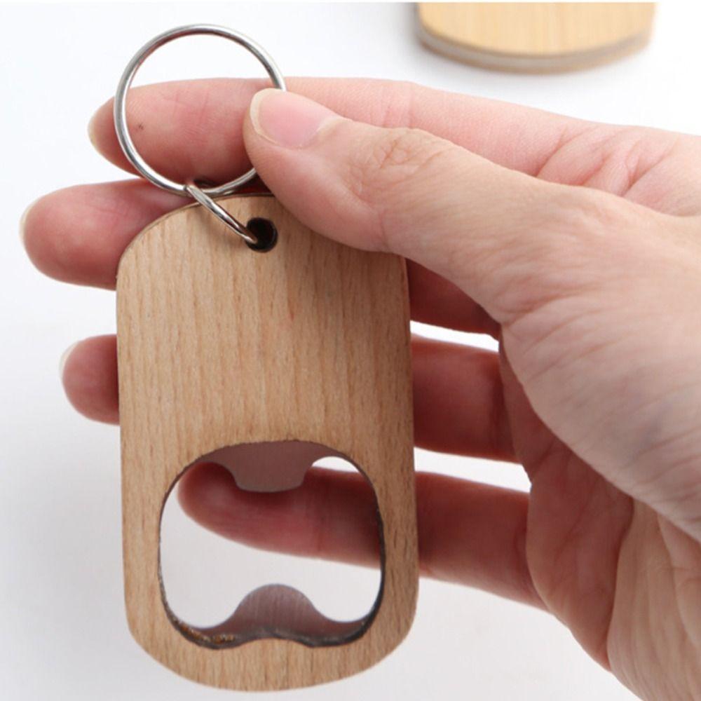 5 Piece with Key Ring Key Chain Beer Bottle Opener Vintage Beer Bottle Cap Remover Party