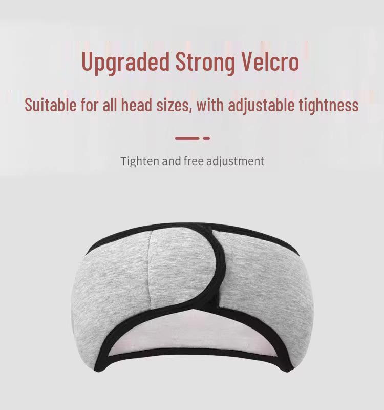 Kulaklık ve Göz Maskeli Ayarlanabilir Ses Geçirmez Uyku Kafa Bandı