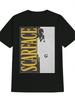 Casual Black T-shirt with "SCARFACE" Graphic Print - Bold Graphic Design