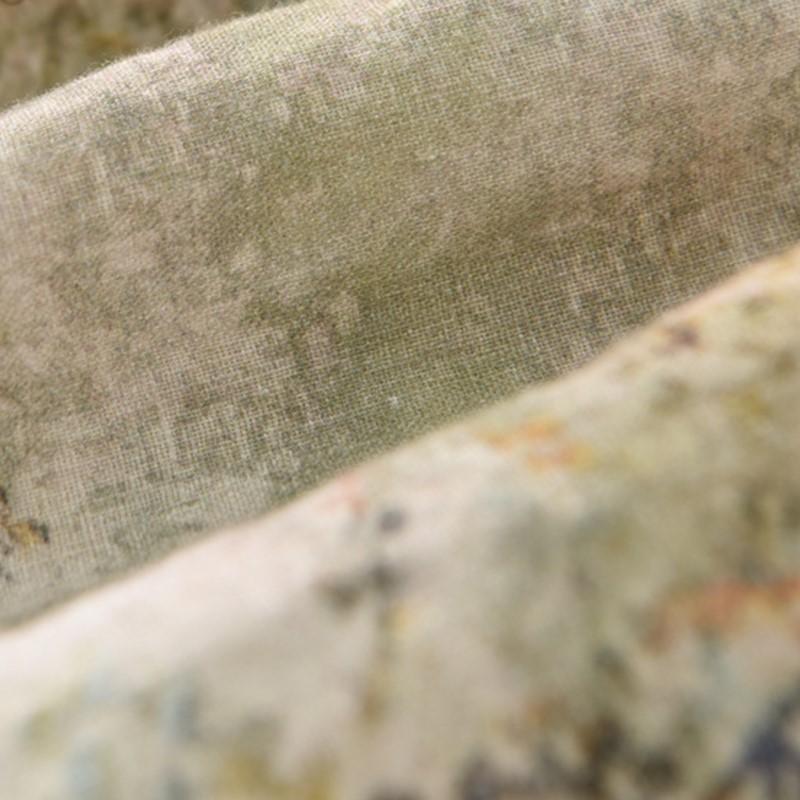 Johnature Women Vintage Print Floral Skirts Patchwork Color Cloths Summer Chinese Style High Quality Female Skirts