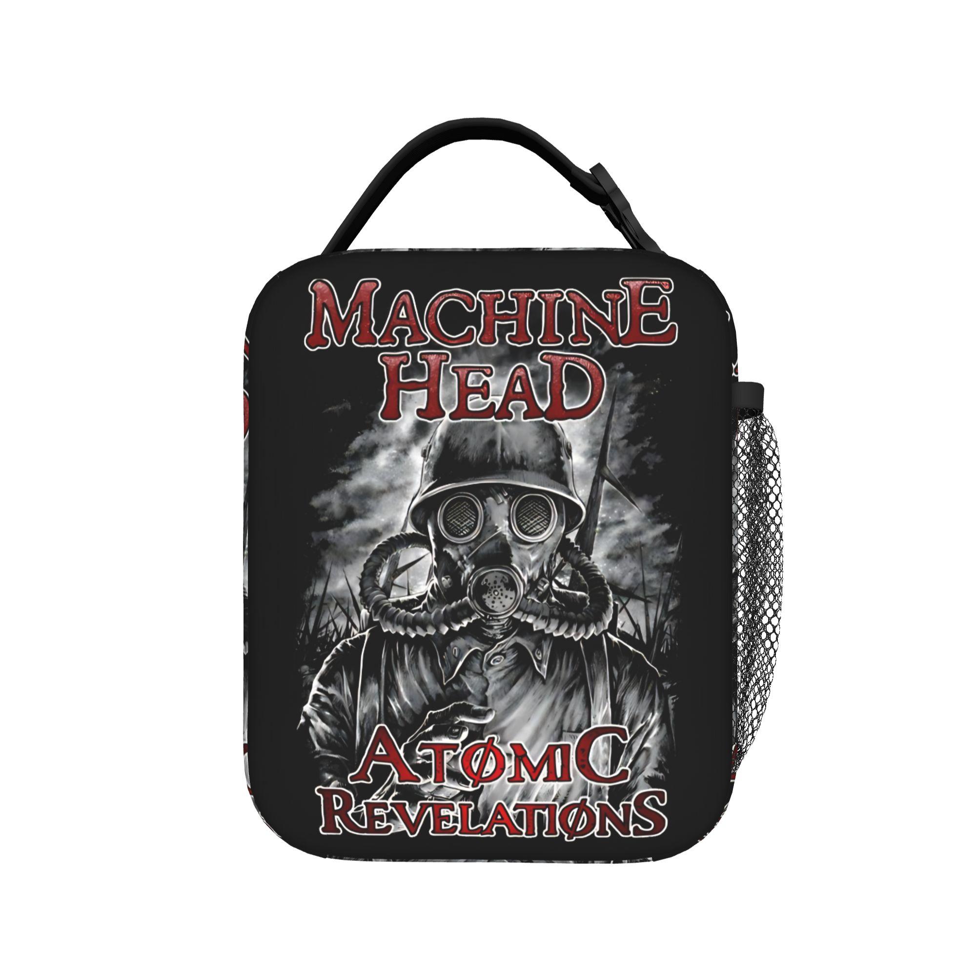 Machine Head Anatomic Revelations Lunch Bag For Women Designer Lunch Box Vintage Outdoor Picnic Cooler Bag Tote Food Bags One Size