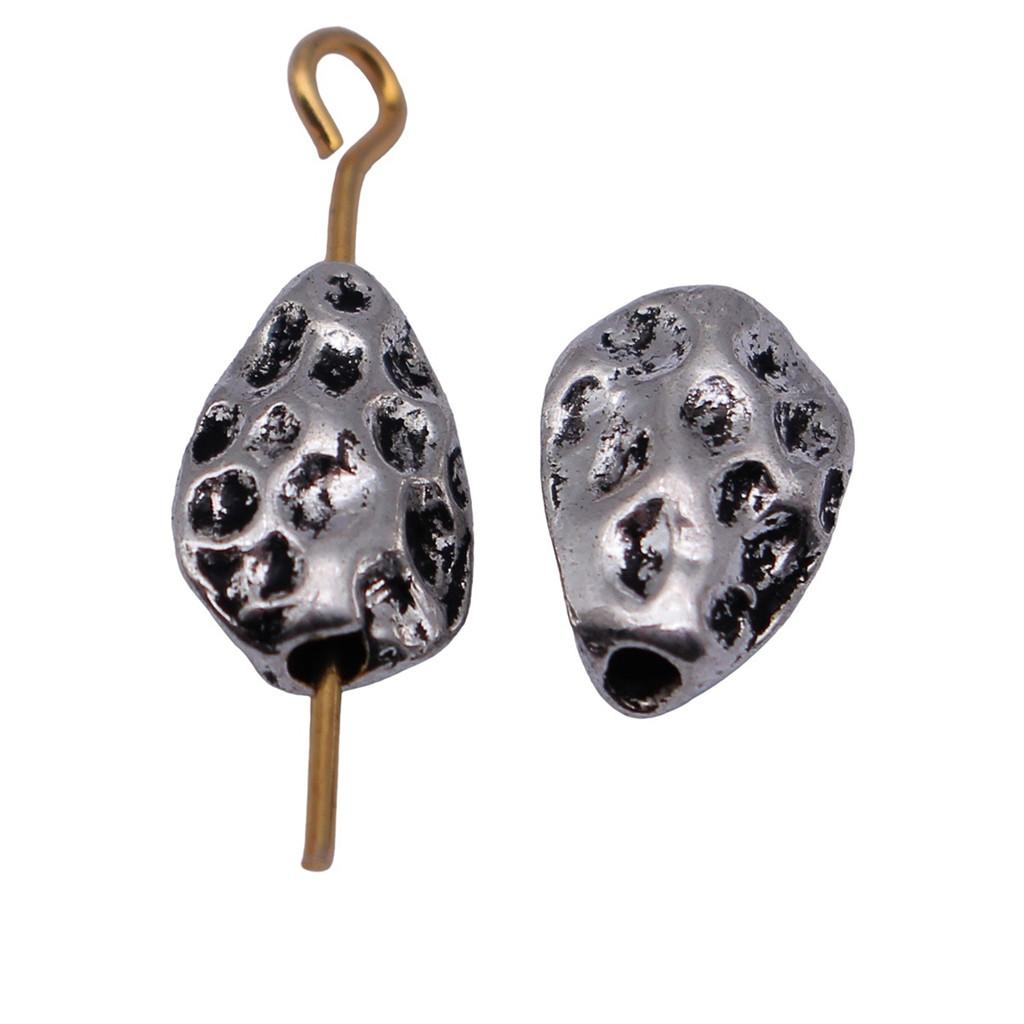 Runde Perlen mit kleinem Loch Antike Metallanhänger Abstandshalter Schmuckherstellung Zubehör